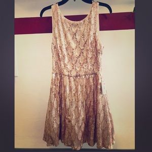 ROSE GOLD JUNIORS DRESS